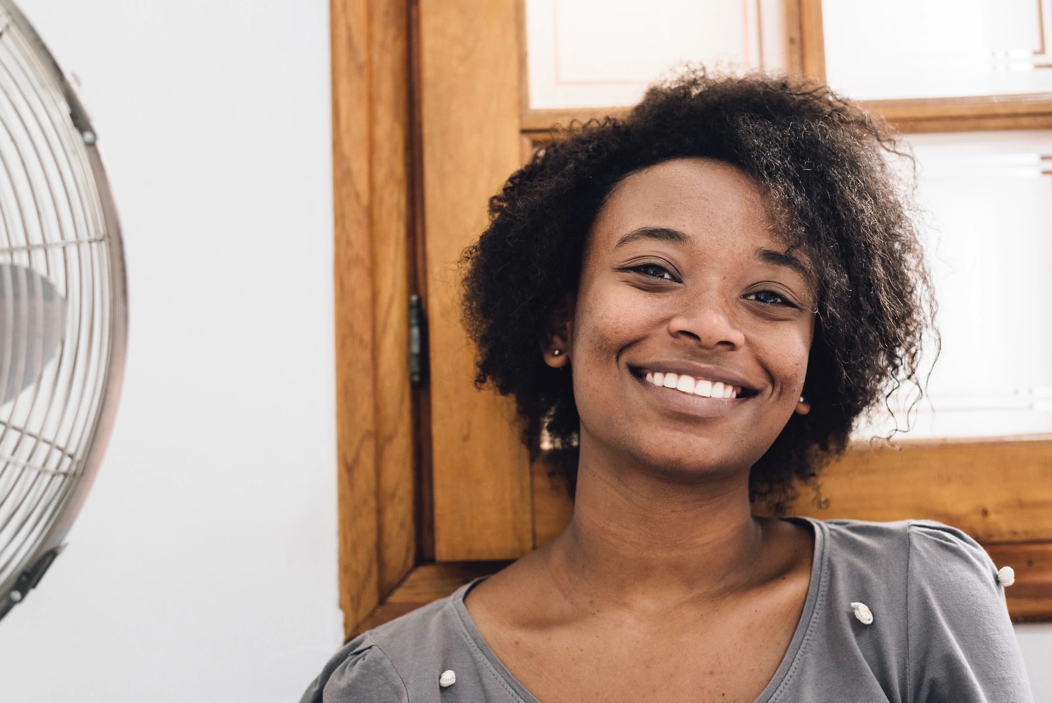 Smiling patient portrait
